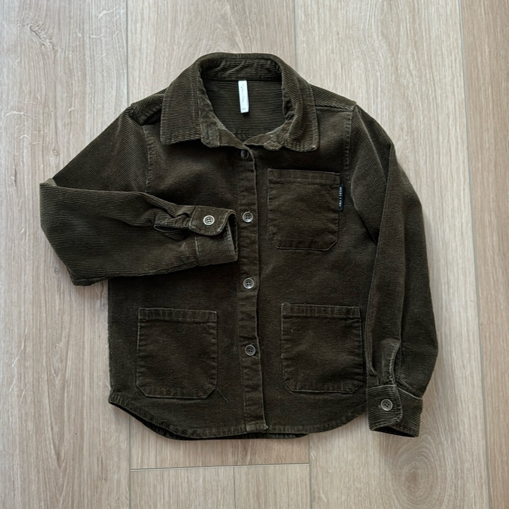 Rylee + Cru cord shirt jacket